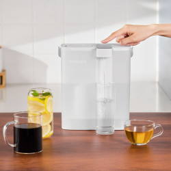 Philips AWP2980WH/58 azonnali vízszűrő kancsó, 6 W, 3 l, 1 l/perc, 2–38 °C, 30 napos önellátás, fehér