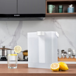 Cana cu filtru instant pentru apa Philips AWP2980WH/58, 6 W, 3 l, 1 l/min, 2–38 °C, Autonomie 30 zile, Alb