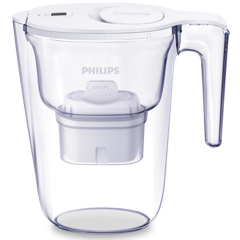 Philips AWP2933WHT/58 vízszűrő kancsó, 2,6 l, digitális időzítő, Micro X-Clean, fehér