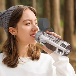 Philips GoZero Daily AWP2731GRR/58 szűrős vizes palack, 660 ml, 5–38 °C, BPA-mentes Tritan, AWP285, szürke