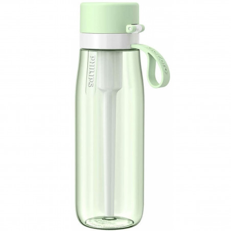 Philips GoZero Daily AWP2731GNR/58 szűrős vizes palack, 660 ml, 5–38 °C, BPA-mentes Tritan, AWP285, zöld