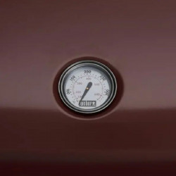 Електрическо барбекю Weber Lumin Compact WB91040979DL, 2200W, 315C MAX, Емайлирани с порцелан чугунени скари, Червен