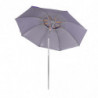Muhler YL1039 Beach Umbrella, 200x200 cm, UV Protection, Steel Frame, Adjustable Tilt, Purple