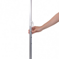 Muhler YL1039 napernyő, 200x200 cm, UV-védelem, acélváz, állítható dőlésszög, lila