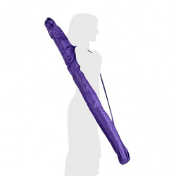 Muhler YL1039 Beach Umbrella, 200x200 cm, UV Protection, Steel Frame, Adjustable Tilt, Purple