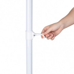 Muhler 2111 Beach Umbrella, 170x205 cm, UV Protection, Steel Frame, Adjustable Tilt, Blue