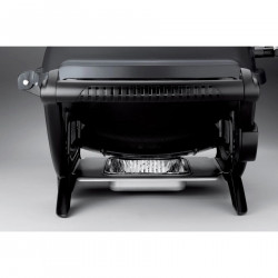 Електрическо барбекю Weber Q2400 WB55020079DL, 2200W, 290C, 55x39 см, Емайлирани с порцелан чугунени скари, Вградени дръжки, Тъмносив