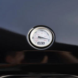 Електрическо барбекю със стойка Weber Lumin WB92010879DL, 2200 W, Сгъваема стойка, 315C, Емайлирани с порцелан чугунени скари, Страничен рафт, Черен