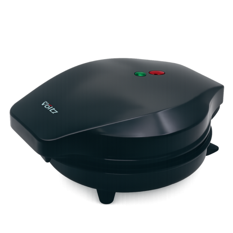 Oliver Voltz OV51442GC Donut Maker, 1200W, Makes 7 Donuts, Non-stick Plates, Indicator Light, Black