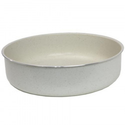 Tava de copt Oliver Voltz OV51222E32, 32 x 8 cm, aluminiu, finisaj marmorat, fără PFOA, crem melanj