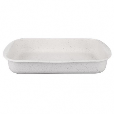 Oliver Voltz Nice OV51222E30S Baking Pan, 30x22x5.4 cm, Marble Finish, PFOA-Free, Cream Melange