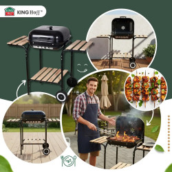 Προϊόν με ανοιχτή συσκευασία: Royalty Line RL-AF3.1 Healthy Cooker, 1400W, 3 λίτρα, 5 μερίδες, Ζεστός αέρας, Μαύρο