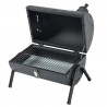 Kinghoff KH 2032 Charcoal Grill, Portable, Adjustable Ventilation, 180° Opening, Lockable Lid, Steel, Black