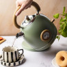 Klausberg KB 9008 Electric Kettle, 2200W, 1.8 L, 360° Base, Water Level Indicator, Thermometer, Green