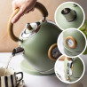 Klausberg KB 9008 Electric Kettle, 2200W, 1.8 L, 360° Base, Water Level Indicator, Thermometer, Green