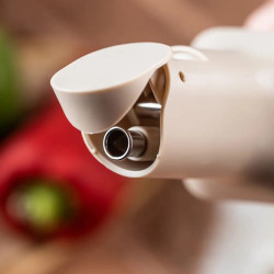 Kinghoff KH 2004 Glass Dressing Bottle, 500 ml, Dispenser, Airtight Seal, Beige