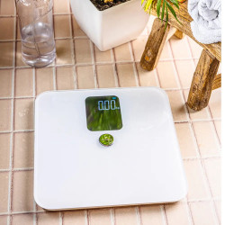 Klausberg KB 7941 mérleg-elemző, 180 kg-ig, BIA, Bluetooth, LCD, edzett üveg, Smart, fehér