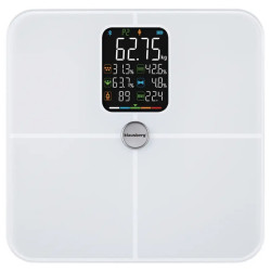 Klausberg KB 7941 Digital Scale, Up to 180 kg, BIA, Bluetooth, LCD, Tempered Glass, Smart, White