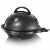 Ηλεκτρική ψησταριά/γκριλ George Foreman 22460-56, 2400 W, 44,5 εκ., 15 μερίδες, 5 επίπεδα θερμοκρασίας, Αντικολλητική επίστρωση, Μαύρο