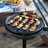Ηλεκτρική ψησταριά/γκριλ George Foreman 22460-56, 2400 W, 44,5 εκ., 15 μερίδες, 5 επίπεδα θερμοκρασίας, Αντικολλητική επίστρωση, Μαύρο