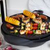 Gratar electric George Foreman 22460-56, 2400 W, 44,5 cm, 15 portii, 5 trepte de temperatura, Strat antiaderent, Negru