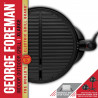 George Foreman 22460-56 elektromos grill, 2400 W, 44,5 cm, 15 adag, 5 hőfok, tapadásmentes bevonat, fekete