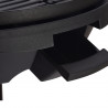 Gratar electric George Foreman 22460-56, 2400 W, 44,5 cm, 15 portii, 5 trepte de temperatura, Strat antiaderent, Negru