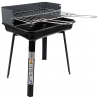 Μπάρμπεκιου με ξυλοκάρβουνα Master Grill & Party MG936, Ρυθμιζόμενη σχάρα, Πτυσσόμενο, Μαύρο