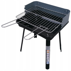Μπάρμπεκιου με ξυλοκάρβουνα Master Grill & Party MG936, Ρυθμιζόμενη σχάρα, Πτυσσόμενο, Μαύρο