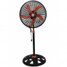 Oliver Voltz OV51760N18 Fan, 50W, 18", 3 speeds, LED indicator, Adjustable, Black/Orange