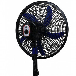 Ventilator Oliver Voltz OV51760N18, 50 W, 18", 3 viteze, Indicator luminos, Reglabil, Negru/Albastru