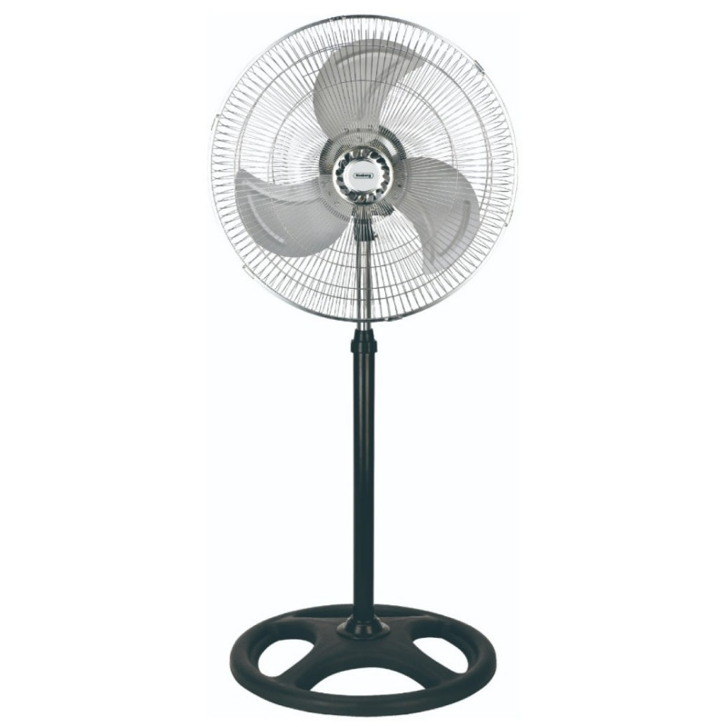 Ανεμιστήρας Rosberg R51760J18S, 70 W, 18", 3 ταχύτητες, ταλάντωση, ρυθμιζόμενος, μαύρος/χρώμιο