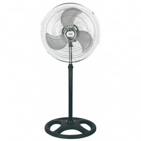 Rosberg R51760J18S Fan, 70W, 18", 3 speeds, Oscillation, Adjustable, Black/Chrome