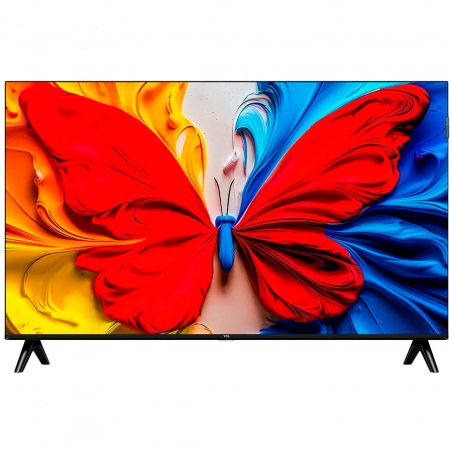 Телевизор TCL 32S5K, 32", 80 см, FULL HD 1920x1080, Клас F, Android, QLED, Wi-Fi, HDR10+, Черен
