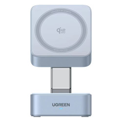 UGREEN W752 2-in-1 Wireless Charger, Max Power 35W, MagFlow 25W Qi 2.0, USB-C, Black