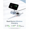 UGREEN W752 2-in-1 Wireless Charger, Max Power 35W, MagFlow 25W Qi 2.0, USB-C, Black