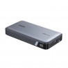 UGREEN PB205 hordozható akkumulátor, 25 000 mAh, PD 3.1 145 W, LED-es digitális kijelző, repülőútra alkalmas, USB-C, szürke