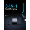 UGREEN PB205 Portable Power Bank, 25,000mAh, PD 3.1 145W, LED Digital Display, Airplane-Friendly, USB-C, Gray