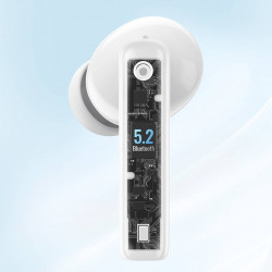 UGREEN HiTune T3 TWS ANC WS106 Wireless Earbuds, 7-hour battery life, ANC noise cancellation, Ambient Sound, touch controls, Bluetooth 5.2, White
