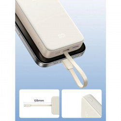 UGREEN PB505 hordozható akkumulátor, 20 000 mAh, PD 3.0 22,5 W, beépített kábel, digitális LED-kijelző, repülőgépen való utazásra alkalmas, szürke