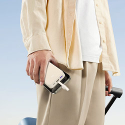 UGREEN PB505 Portable Power Bank, 20,000mAh, PD 3.0 22.5W, Built-in Cable, Digital LED Indicator, Airplane-Friendly, Gray