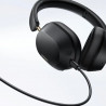 UGREEN HiTune ANC Max5c HP203 vezeték nélküli fejhallgató, akár 75 óra üzemidő, térbeli hangzás, Hi-Res, hibrid aktív zajszűrés (ANC), összecsukható, fekete
