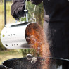 Уред за разпалване на барбекю Master Grill & Party MG118, Подходящ за дървени въглища и брикети, Топлоизолирана дръжка, Стомана, Сребрист