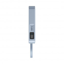 UGREEN PB773 Portable Power Bank, 10,000mAh, PD 30W, Qi 25W, Magflow, Digital LED Display, Built-in Cable, USB-C, Blue
