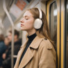 UGREEN HiTune ANC Max5c HP203 vezeték nélküli fejhallgató, akár 75 óra üzemidő, térbeli hangzás, Hi-Res, hibrid aktív zajszűrés (ANC), összecsukható, fehér