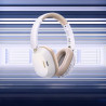 UGREEN HiTune ANC Max5c HP203 vezeték nélküli fejhallgató, akár 75 óra üzemidő, térbeli hangzás, Hi-Res, hibrid aktív zajszűrés (ANC), összecsukható, fehér