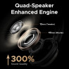 Безжични слушалки UGREEN ANC HP206 StudioРro, До 120 часа, Hi-Res, LDAC, Spatial Audio, Game Mode, 8 EQ режима, Бързо зареждане, Черен