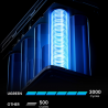 Преносима батерия UGREEN PB770, 48 000 mAh, 300W, LiFePO4, USB-C/A, LED светлина с режими, Дръжка, Сив