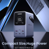 UGREEN PB770 Portable Power Bank, 48,000 mAh, 300W, LiFePO4, USB-C/A, LED Light with Multiple Modes, Handle, Gray