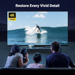 UGREEN CM511 6-in-1 dokkolóállomás, PD 100 W, USB-C – 3x USB-A/1x HDMI/1x SD/1x MicroSD, akár 4K@60 fps, szürke